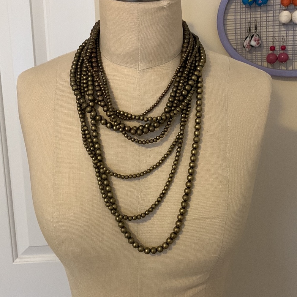 COPY - Evereve gold multi strand necklace